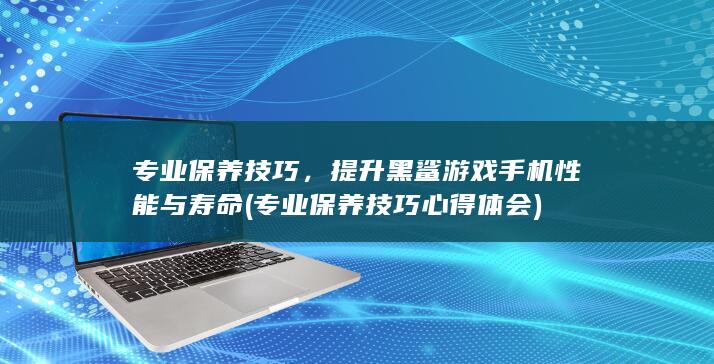 专业保养技巧，提升黑鲨游戏手机性能与寿命 (专业保养技巧心得体会)