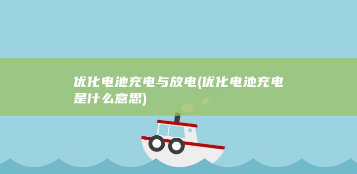 优化电池充电与放电 (优化电池充电是什么意思)