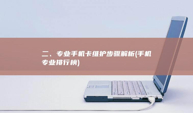 二、专业手机卡维护步骤解析 (手机专业排行榜)