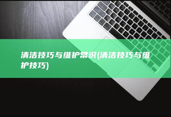 清洁技巧与维护常识 (清洁技巧与维护技巧)