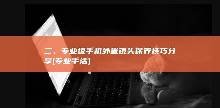 二、专业级手机外置镜头保养技巧分享 (专业手活)