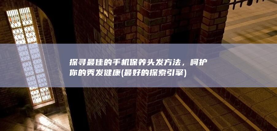 探寻最佳的手机保养头发方法，呵护你的秀发健康 (最好的探索引擎)