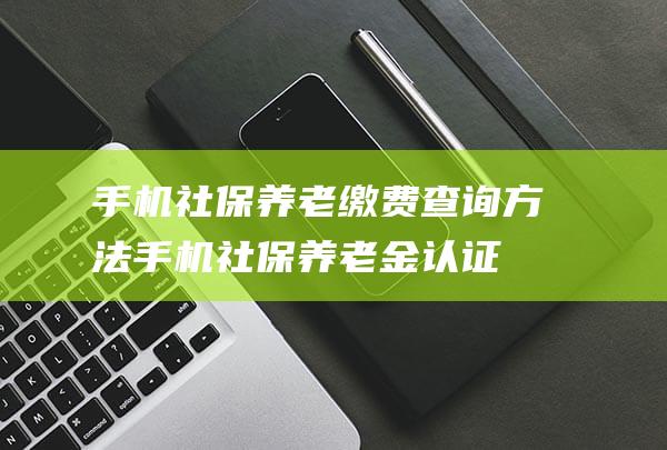 手机社保养老缴费查询方法 (手机社保养老金认证怎么操作)