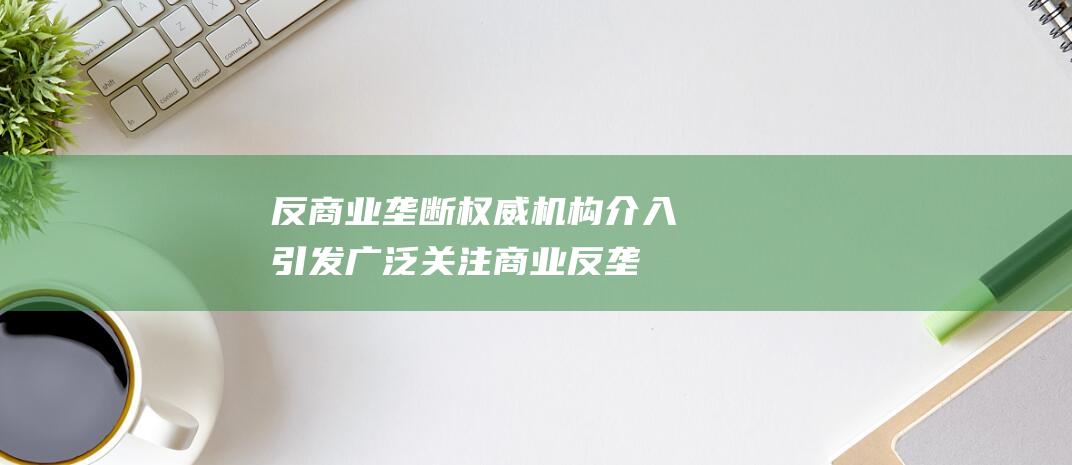 反商业垄断权威机构介入引发广泛关注商业反垄